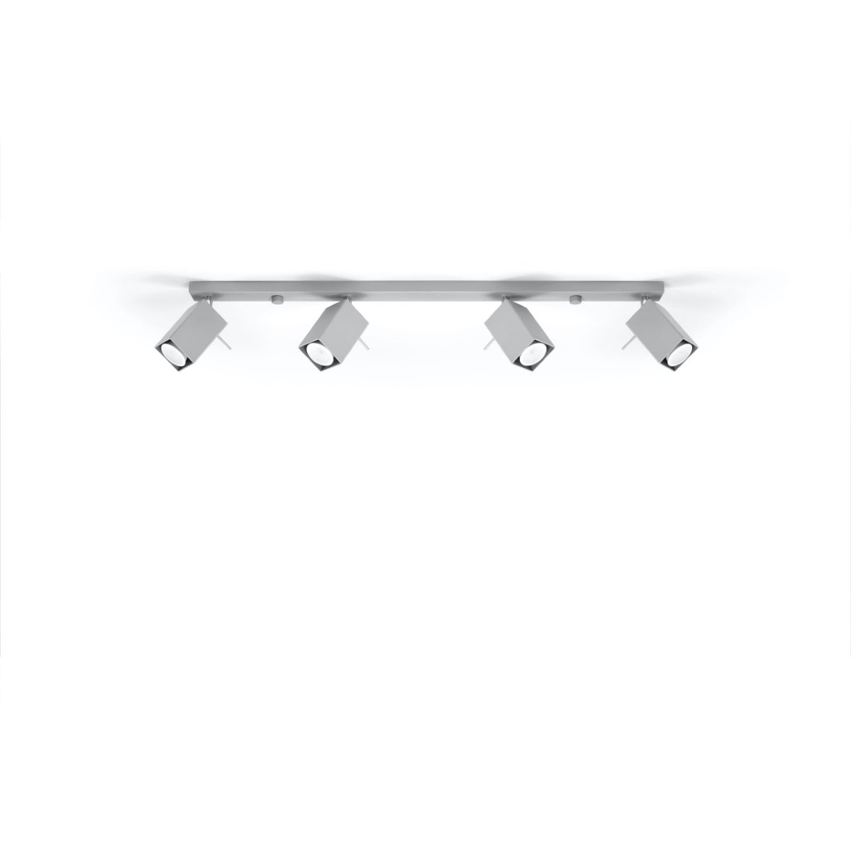 Plafon BRIOW 4L szary LED 4000K - 80x6x16cm Sollux