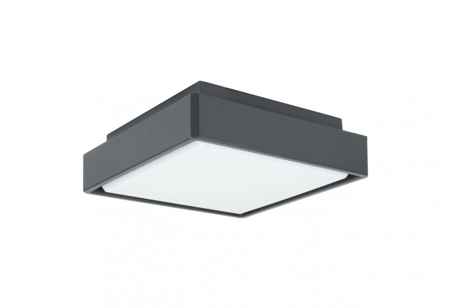 Lampa sufitowa zewnętrzna Beni LED 18W Neutralna biel 1069lm ciemnoszara wym:6x20x20cm IP65 SU-MA