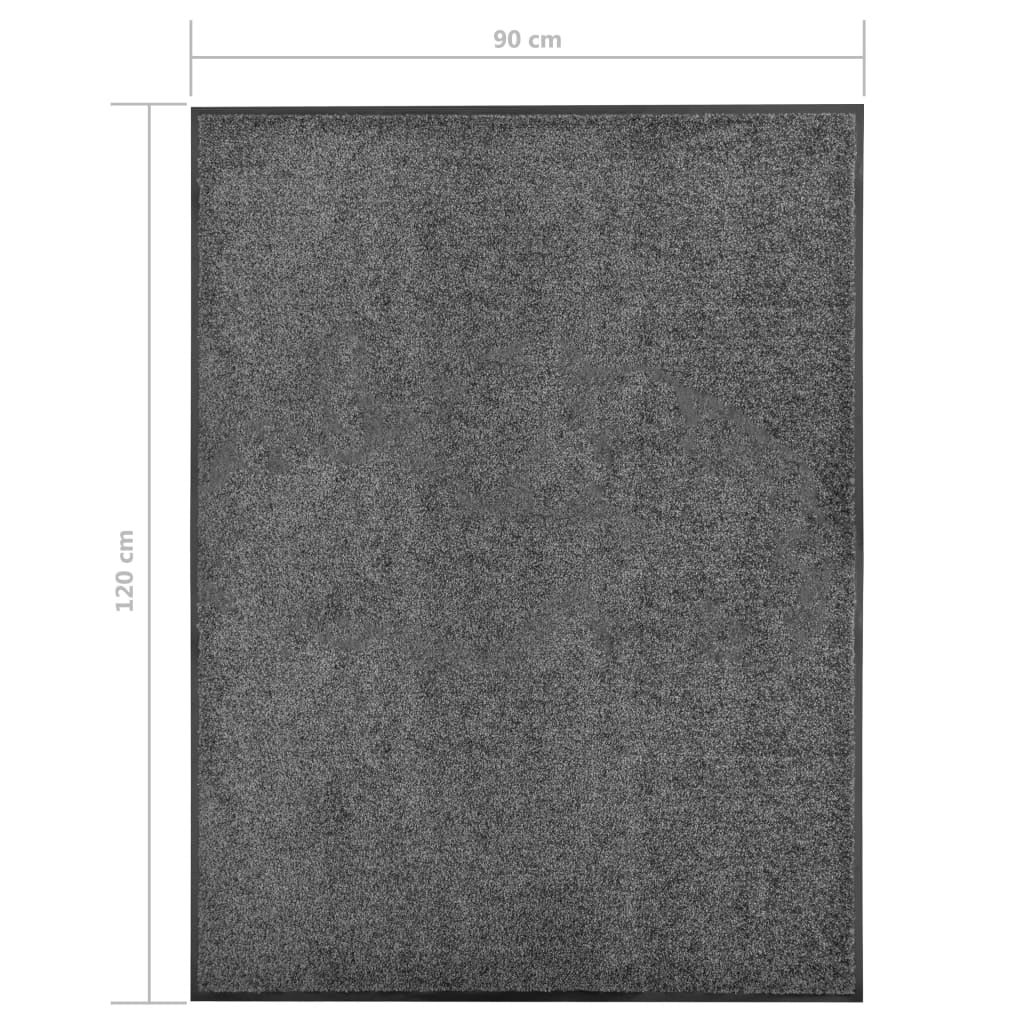Paillasson lavable Anthracite 90x120 cm - COMFORTXL - 5