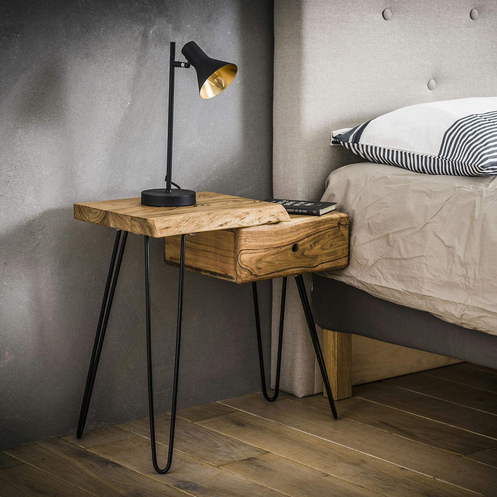 Table de chevet et Table de nuit : En bois et design