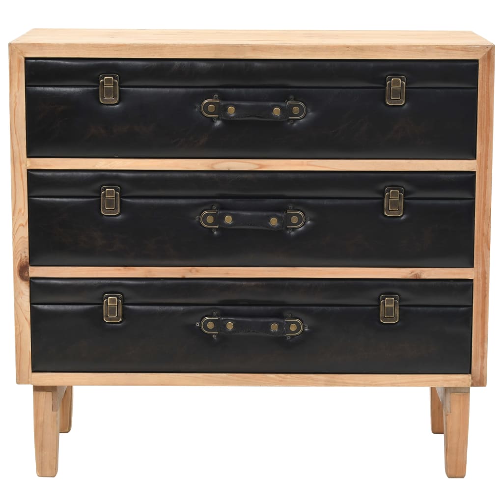 Armario - vestidor moderno de madera maciza de abeto 80x36x75 cm