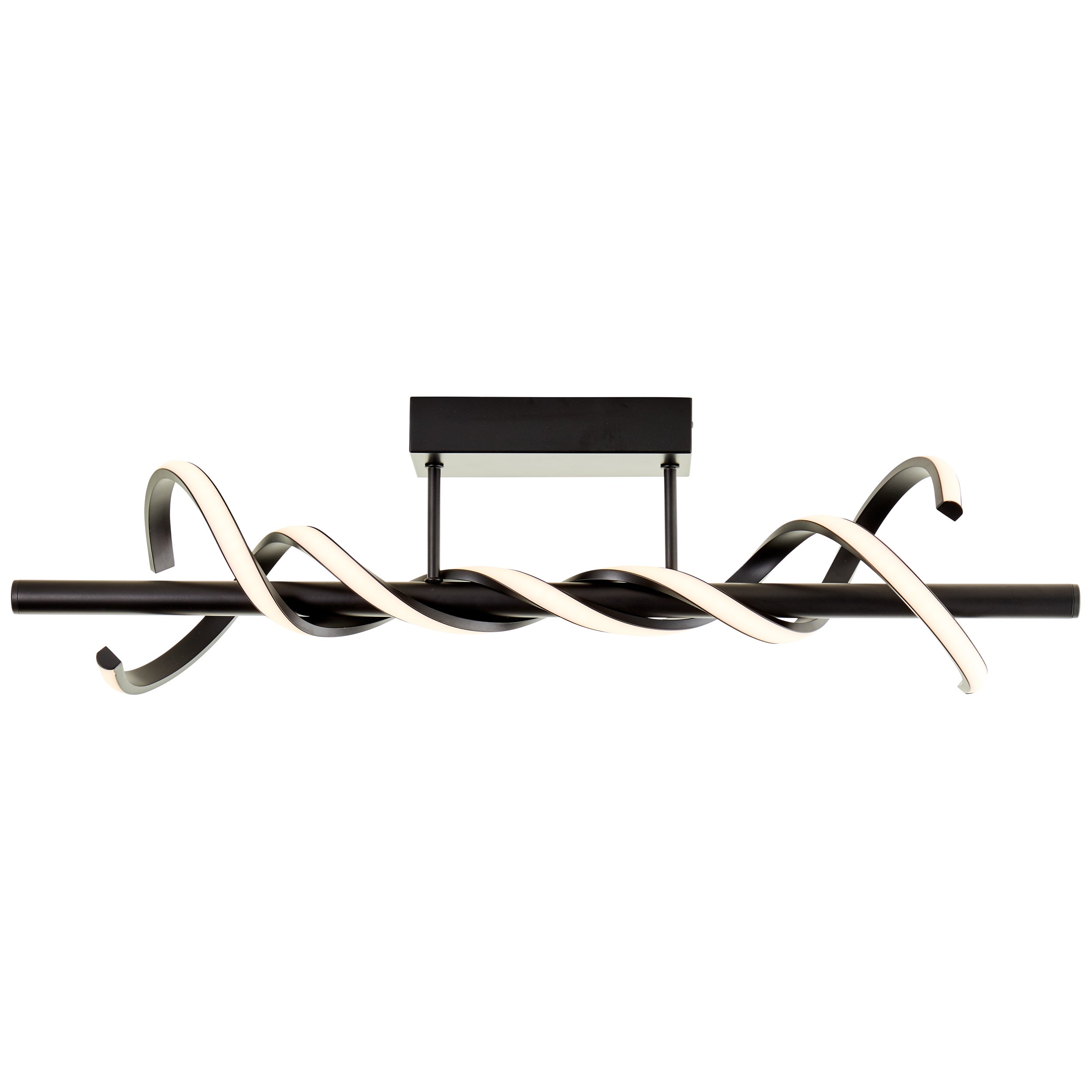 Brilliant Amalie LED lampa sufitowa 80cm czarna, metal/plastik, 1x zintegrowana dioda LED, 16W, (strumień świetlny: 2100lm, barwa światła: 3000K)