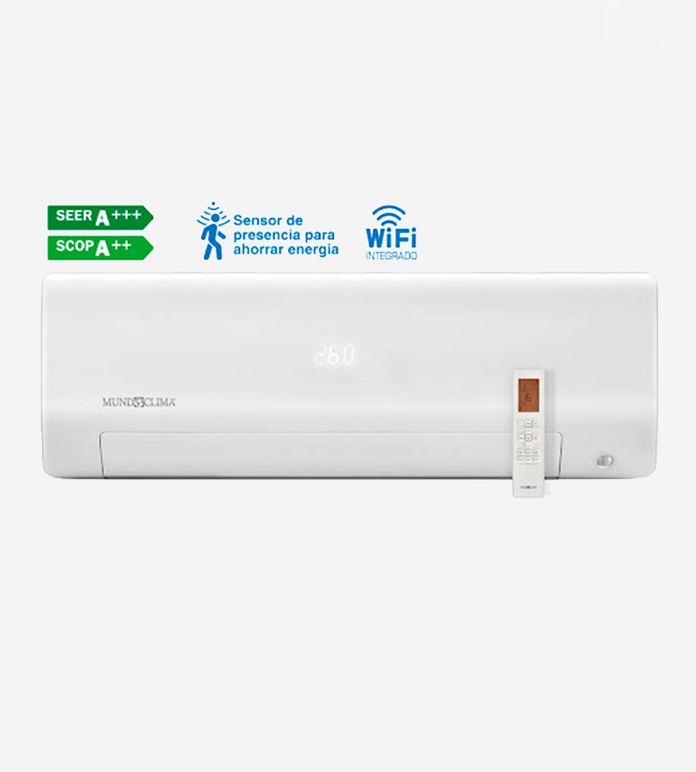 Aire acondicionado split pared mundoclima mupr-18-h14x