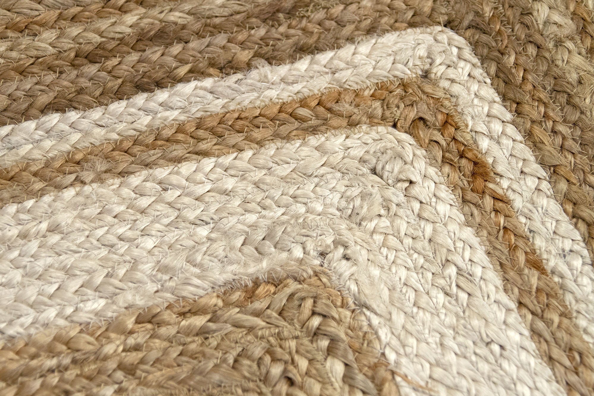 Hamid - Tapis en jute naturel ALHAMBRA GREC 230x160cm - Tapis pour salon, chambre, salle familiale - 5