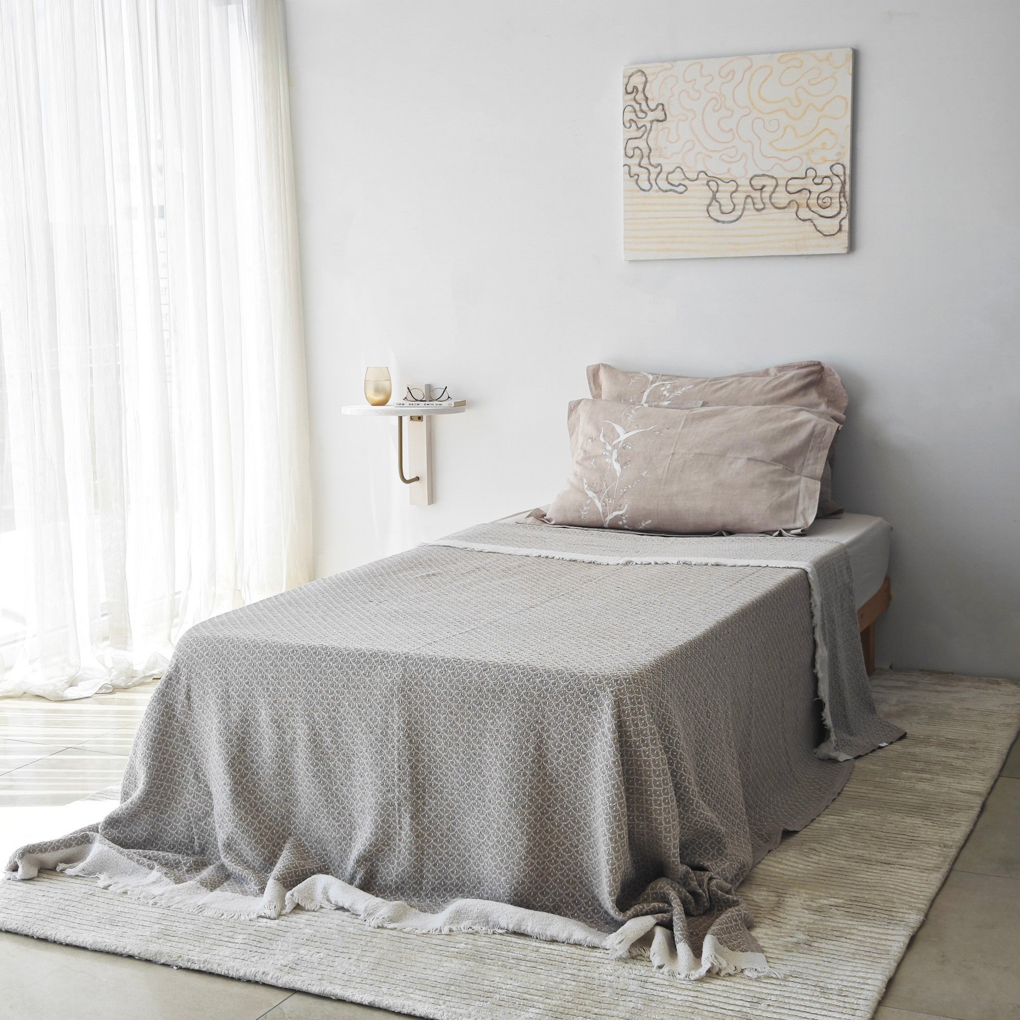 Krosi Decor  Estante De Pared Reve Oro/Blanco , Leroy Merlin