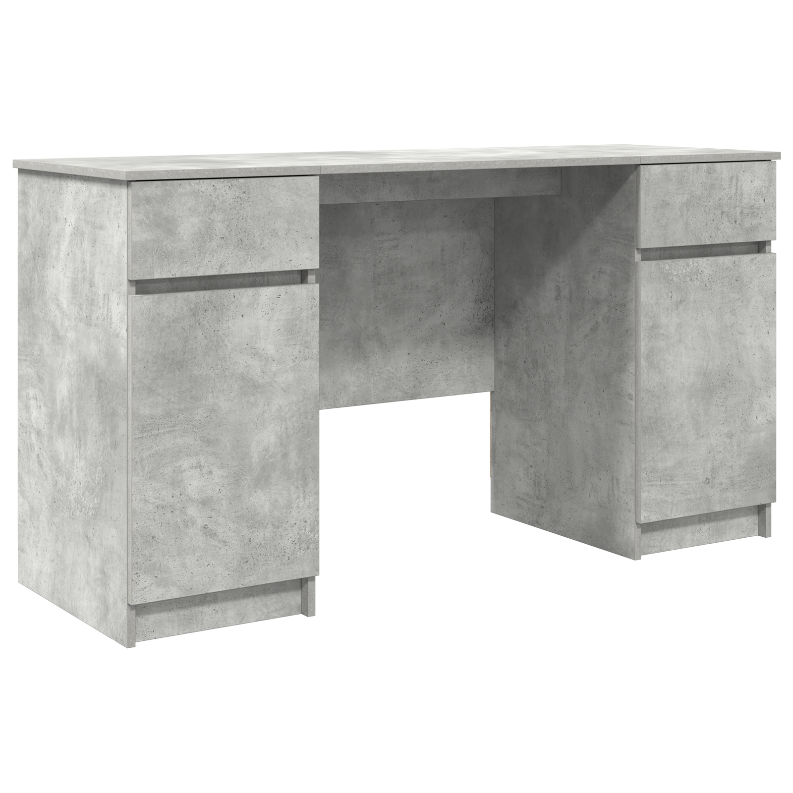 Bureau | Table de travail | Secrétaire en béton gris 140x49x76 cm en ...