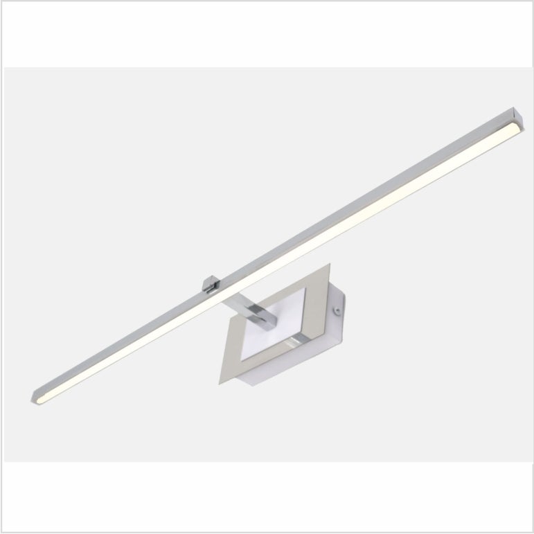 Kinkiet LED do oświetlania obrazów, luster, murali, 10W, neutralny odcień światła 4000K, błyszczące chromowane wykończenie. 61cm