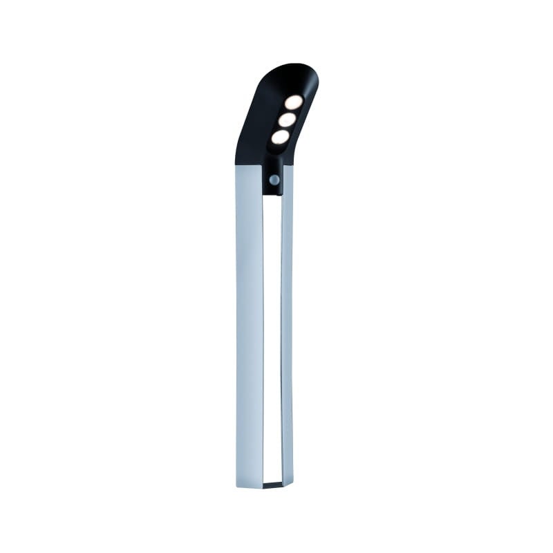 Lampa ogrodowa solarna stojąca z czujnikiem Solar antracyt LED 1.22W 3000K 40lm IP44 wym: 84,8 x 10 x 12,8 cm tworzywo sztuczne Paulmann