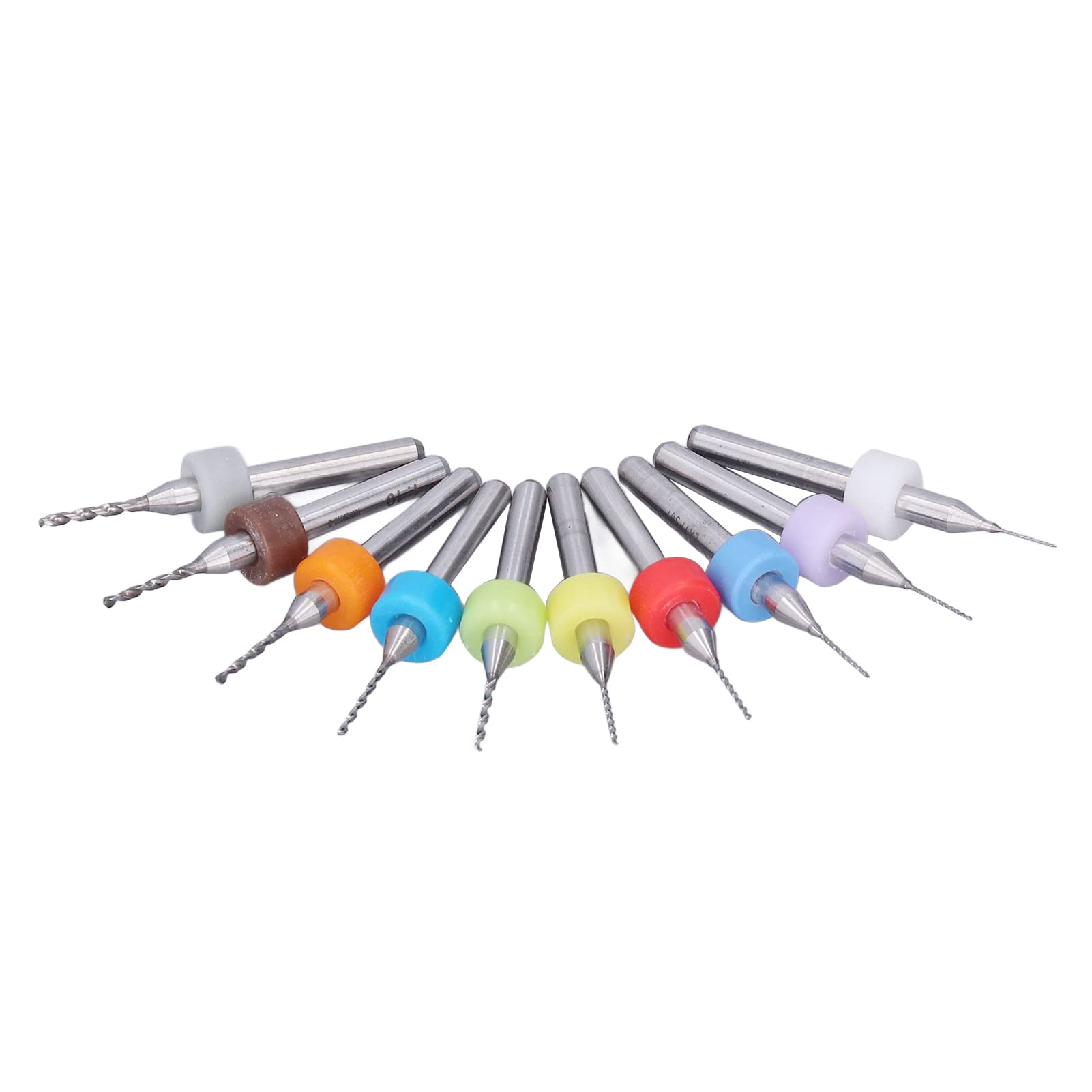 Lot De 10 Mini Forets Carbure 0.6-1.5 Mm - Micro Forets Précision Pour PCB, CNC, Modélisme Et Bijouterie - Ultra Résistants