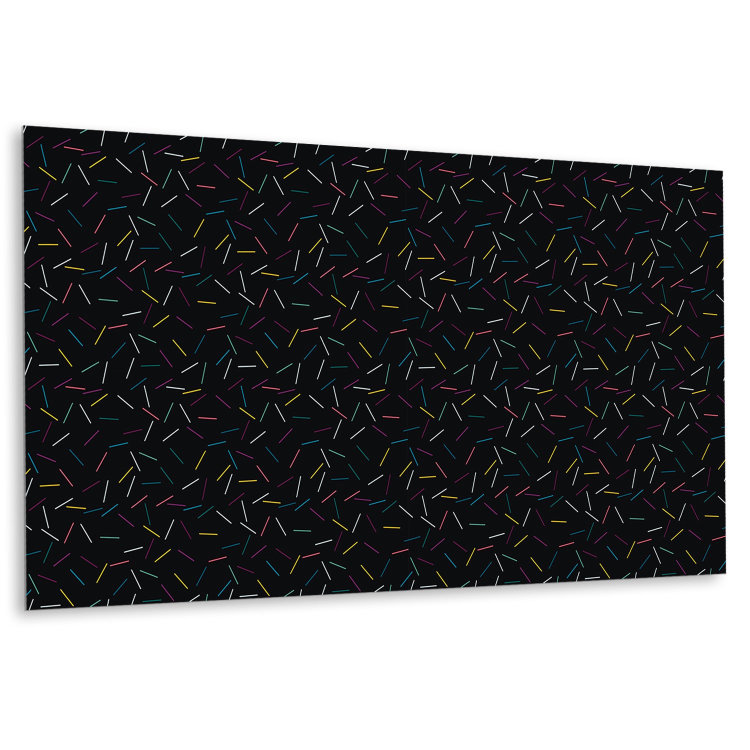 Panel ścienny winylowy samoprzylepny, ochronny PVC – Kolorowe linie, 100x50 cm – 1 szt. – TULUP
