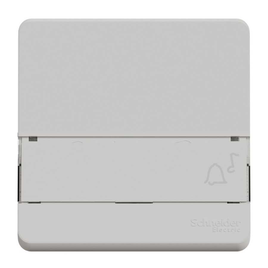 Bouton-poussoir porte-etiquette IP55 IK08 - Composable - Blanc - Mureva Styl - 4