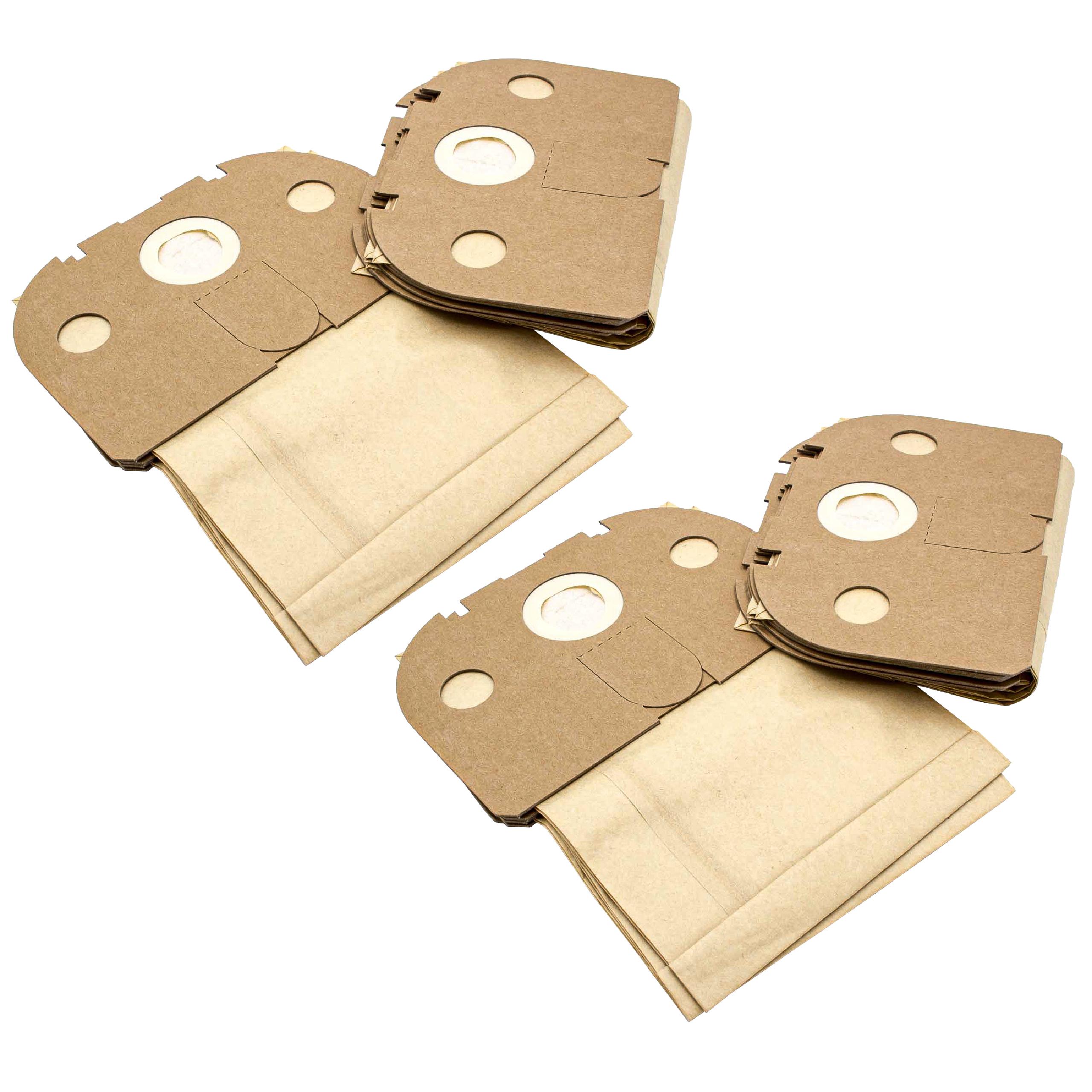 vhbw 20x Sacs compatible avec Vorwerk Tiger VT 252, VT 250, VT 251 aspirateur - 29,5cm x 22,5cm couleur sable - 2