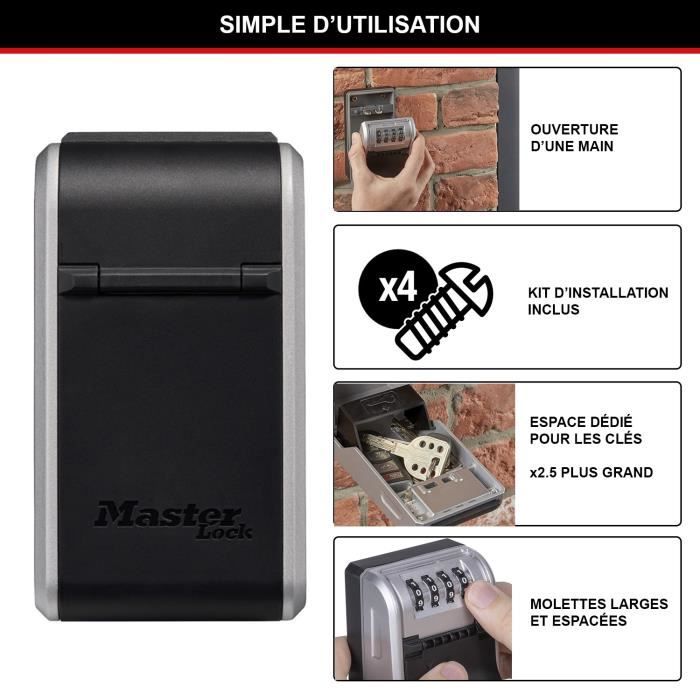 Coffre-fort pour Clés Master Lock 19,6 x 7,6 x 5,6 cm - 6