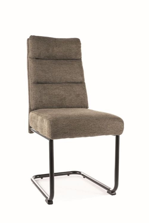 Krzesło tapicerowane BERRY BREGO oliwkowe