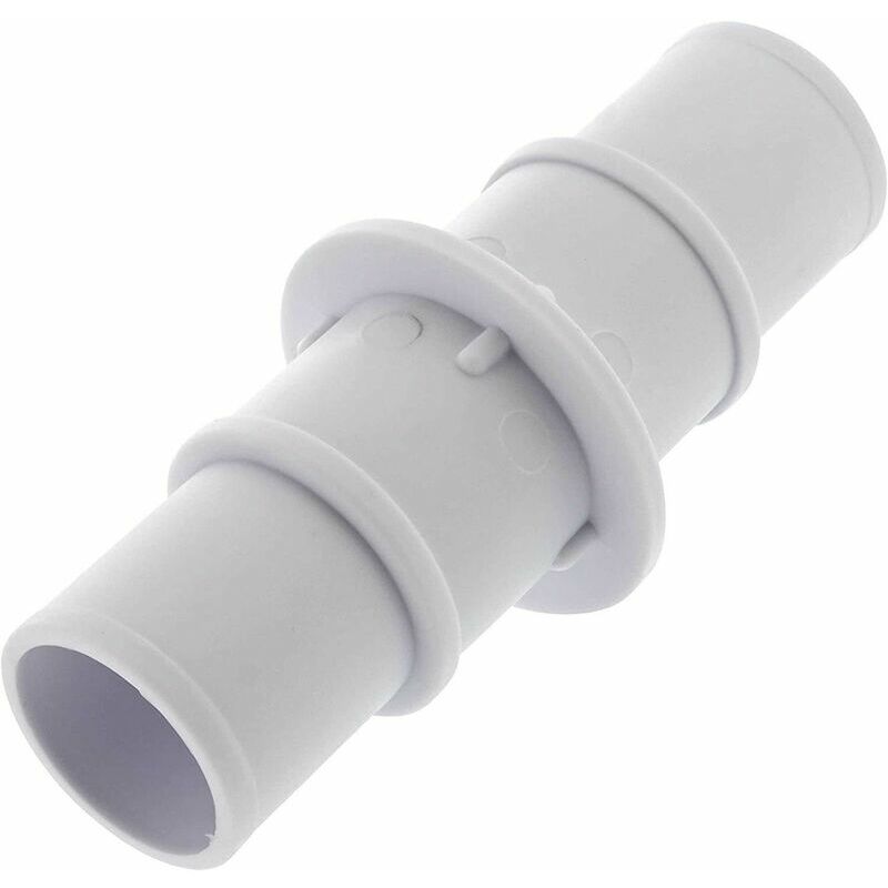 2 szt. Złączka prosta ssąca do basenu kompatybilna z 1-1/4" i 1-1/2", 12*3.8cm, biała