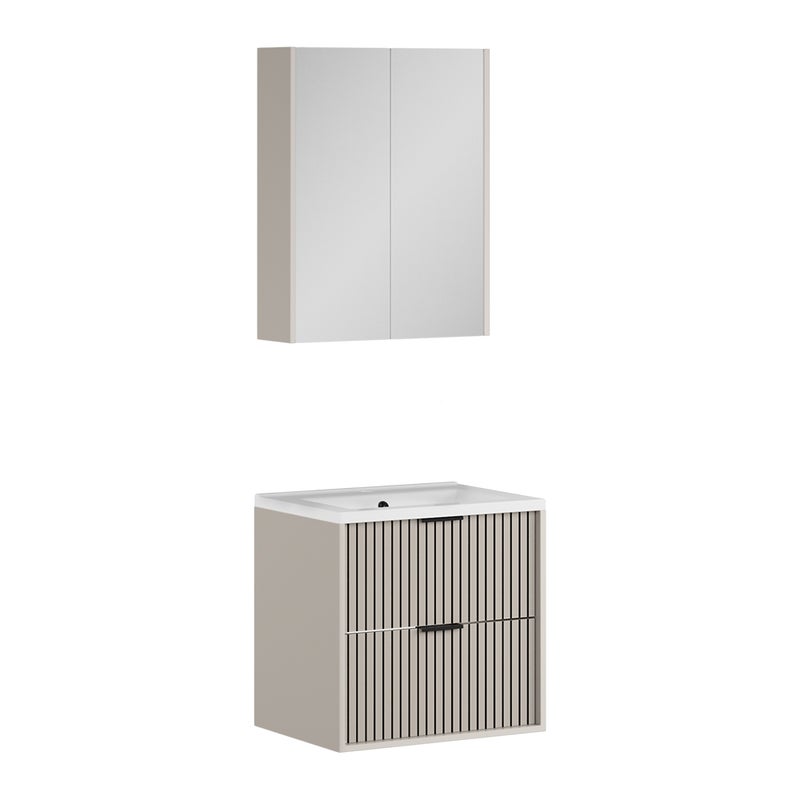 Vicco Zestaw mebli łazienkowych Ruford, Kaszmir, 3 części