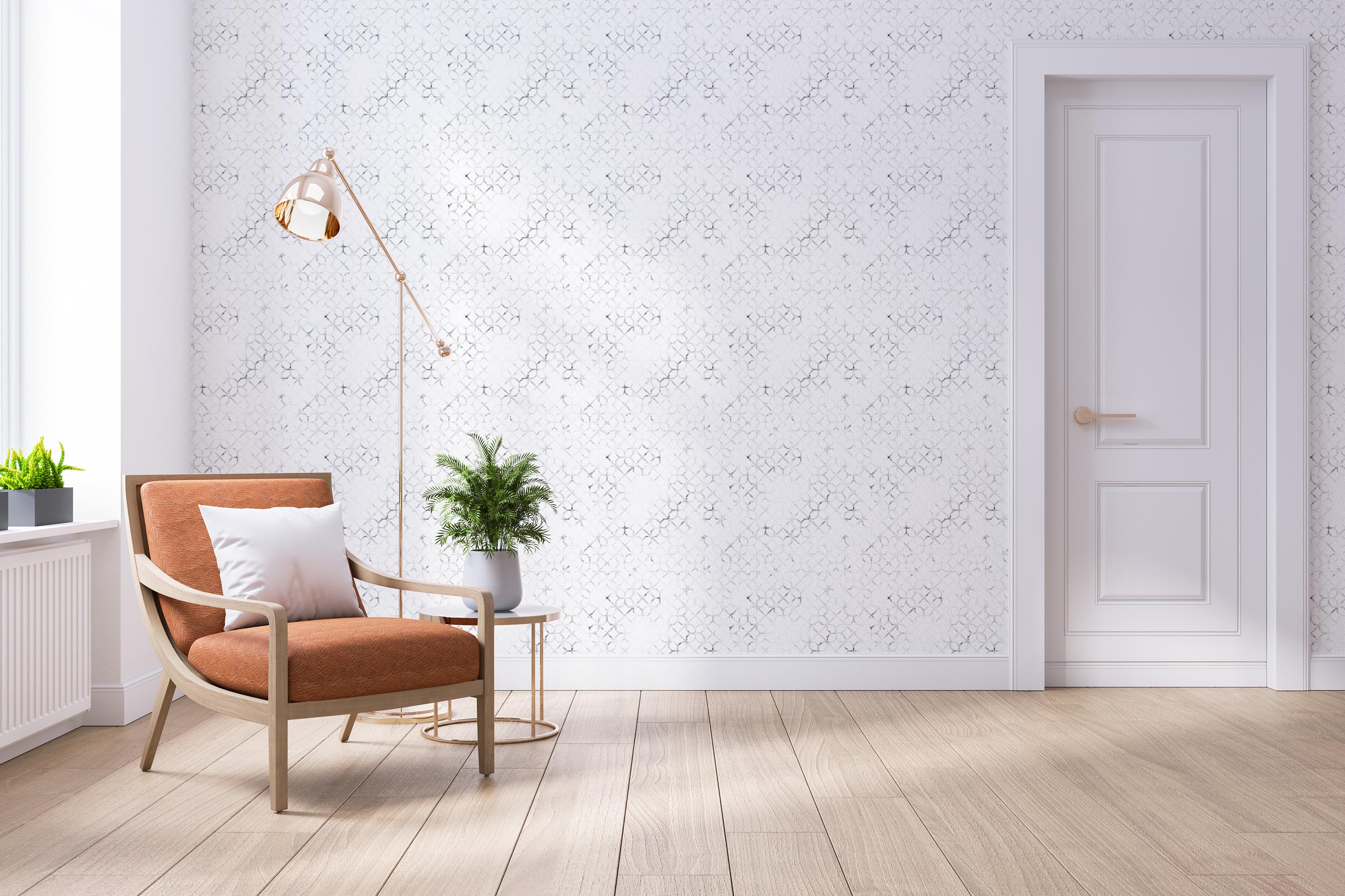 Oriental Stone Pattern Wallpaper | Leroy Merlin