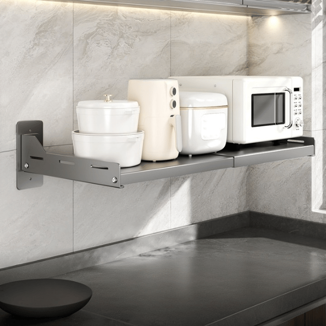 SUPPORTO PER FORNO a Microonde Allungabile,Rack per Forno a Microonde