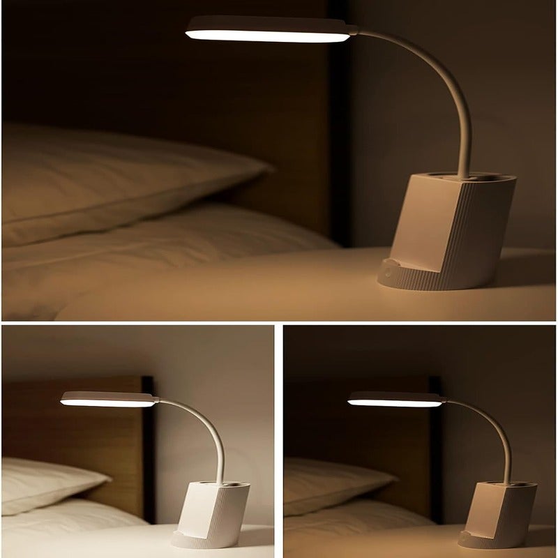 Mini glass lamp with artificial sunflower, LED decoration for office ...