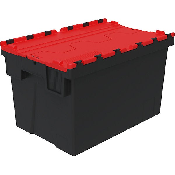 Bac Navette Gerbable Et Emboîtable Rouge 52L - 60 X 40 X 31cm Provost