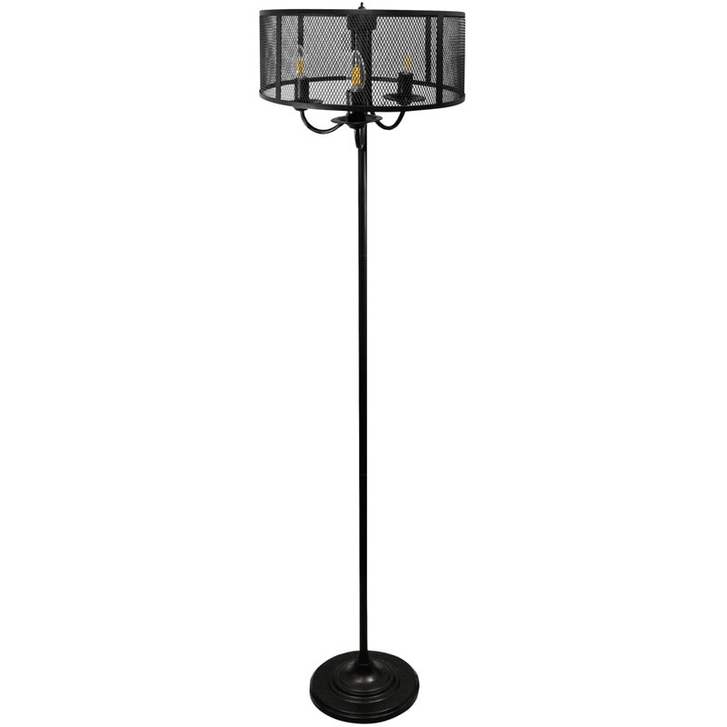 Lampa podłogowa stojąca Soho czarna 3xE14x12W wym: 160 x 40 x 40 cm metal Polux