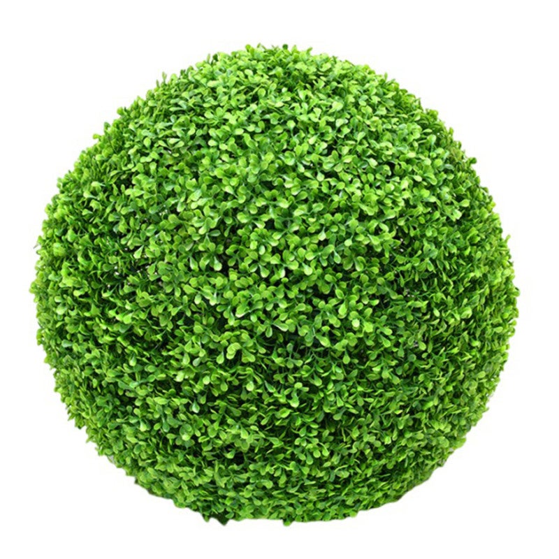 Leroy Merlin Decoracion Hogar，Bola De Hierba De Plástico De Alta Simulación, Hierba De Milán Decoración Artificial Oscura 