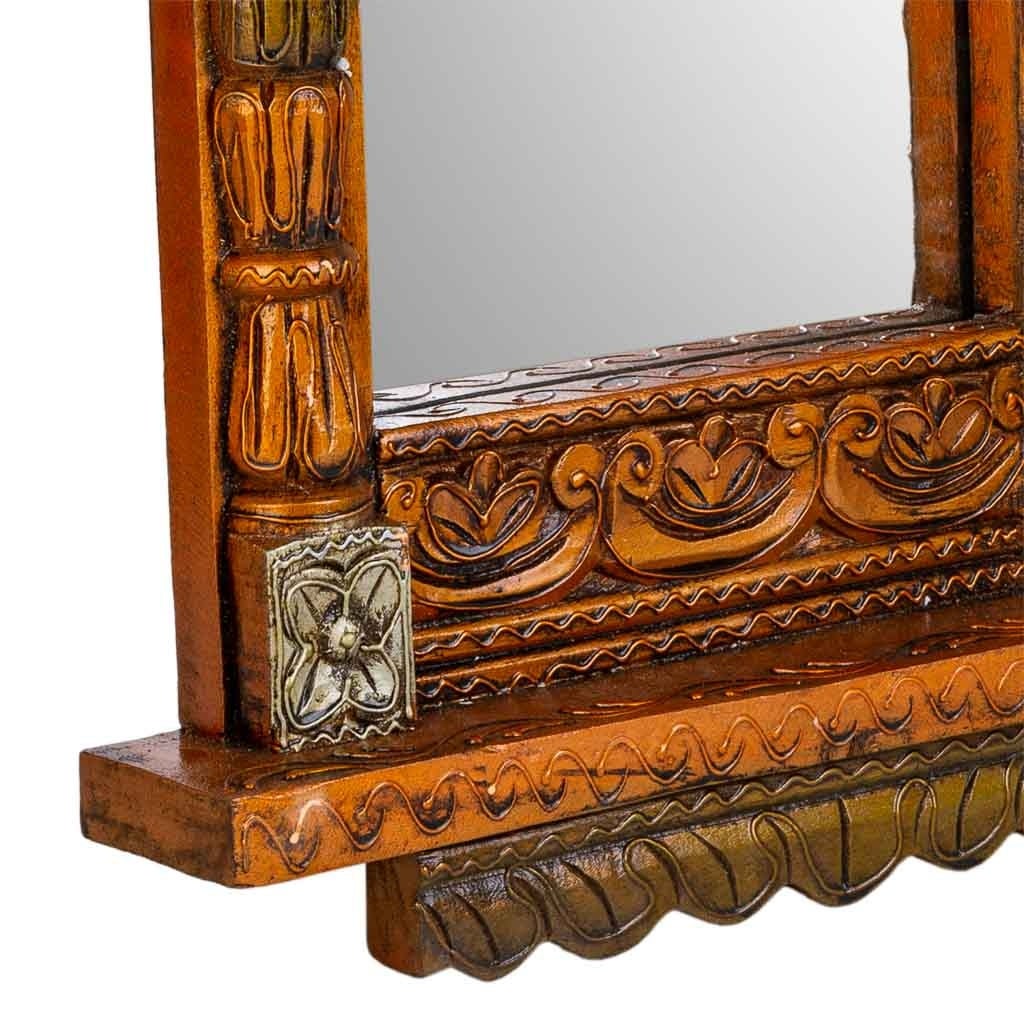 Miroir en bois 31x71x7h - 5