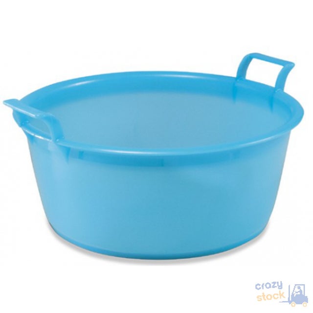 Bac de salle de bain rond Andrighetti en polyéthylène, couleurs assorties, 50 cm x 28 L