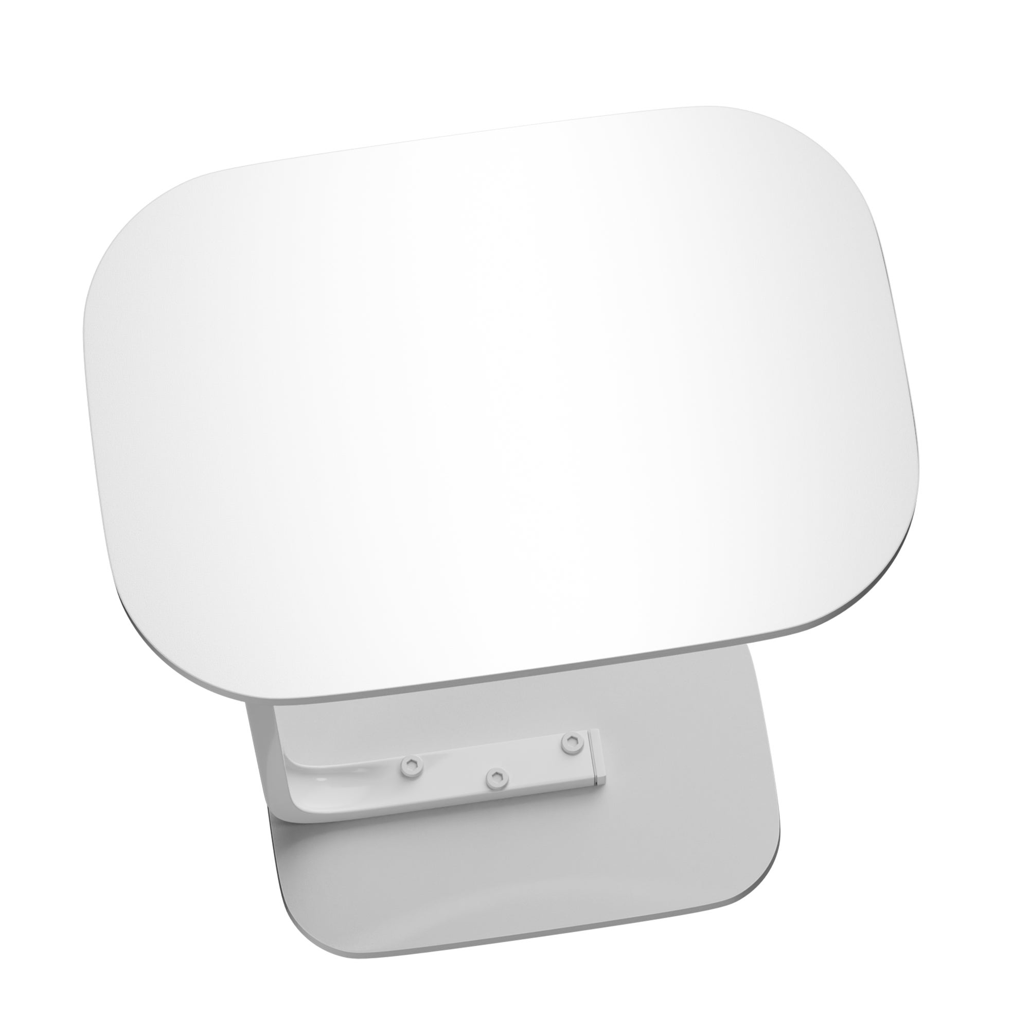 Table d'appoint mobile avec style moderne et minimaliste, adapté pour salon, chambre à coucher ou maison, blanc - 5