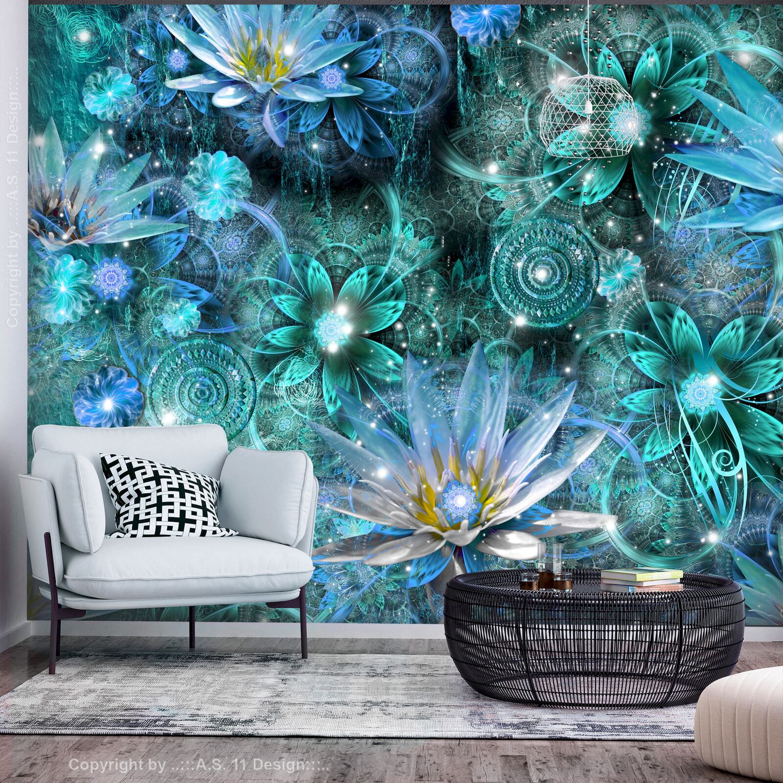 Tapisserie Murale Les Nymphéas De Monet - 89x70 Cm - Coton Doublé - Art Belge - Neuf