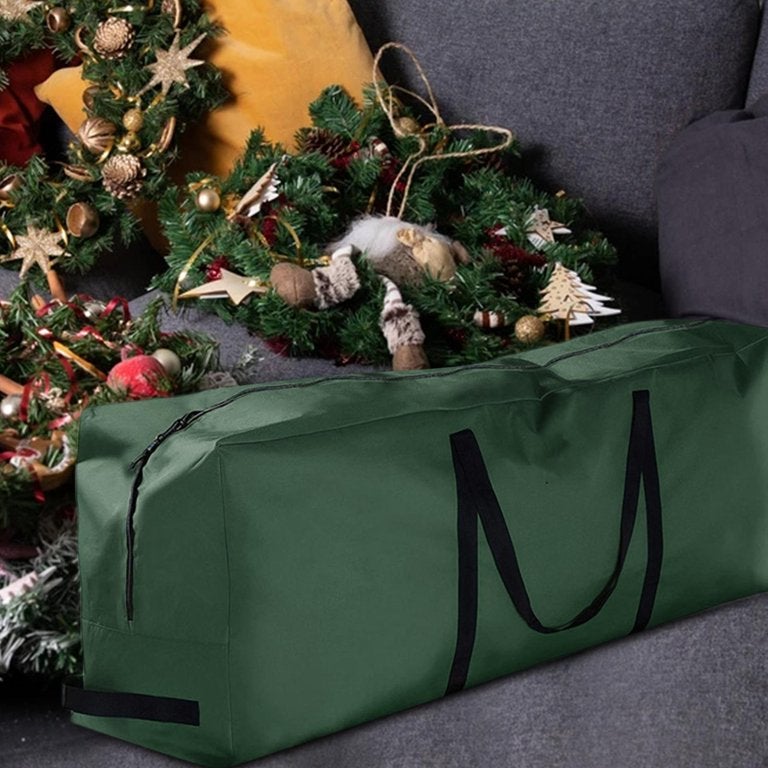 Sac de rangement pour sapin de Noël, sac de rangement étanche pour sapin de Noël artificiel, anti-poussière, Oxford 210D, 122 x 38 x 51 cm - 5