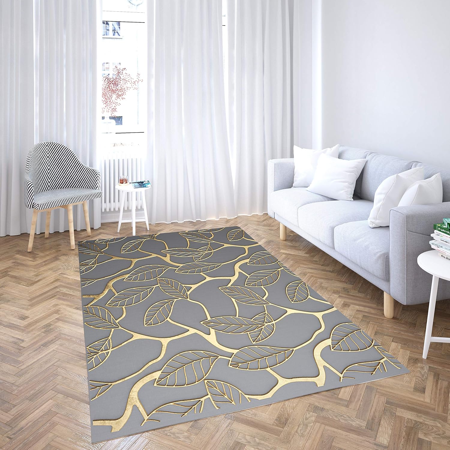 Oedim Tree Branches PVC Tapis de chambre 95 x 133 cm. Tapis en PVC. Sol ...