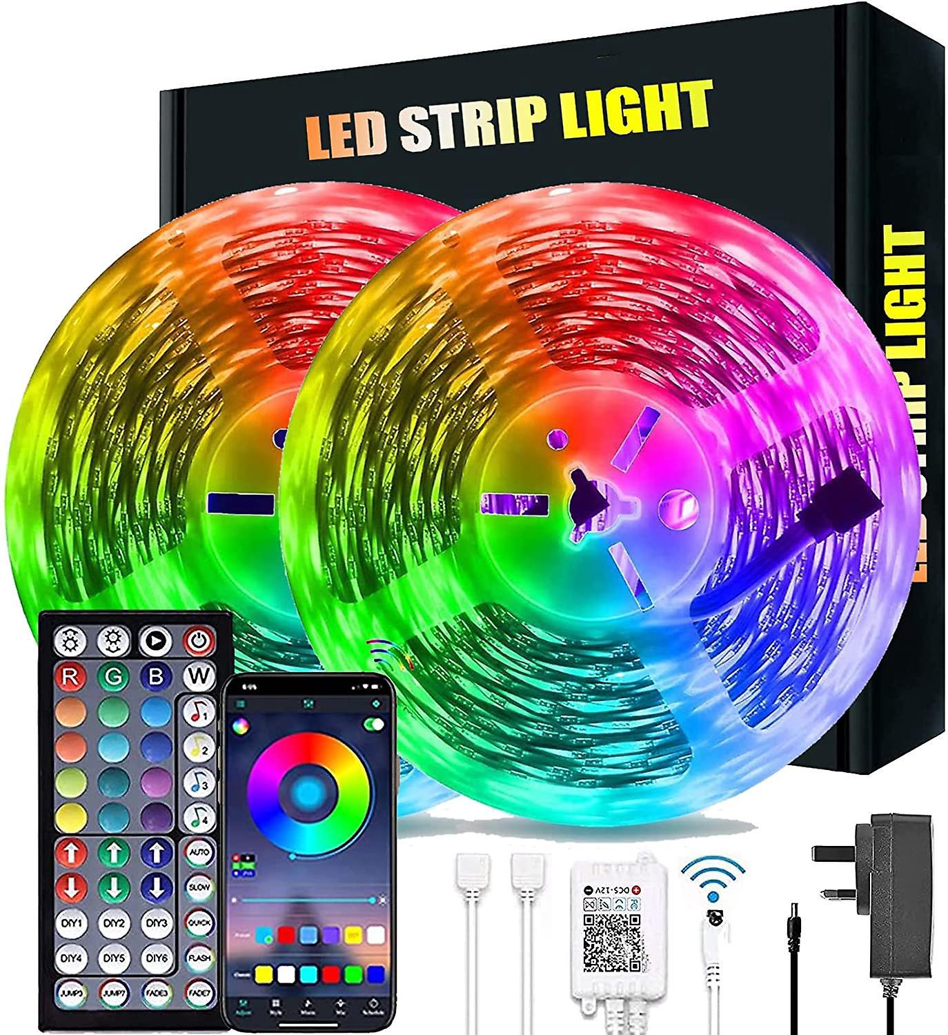 Taśma LED 20 m Bluetooth RGB LED Symphony, sterowanie głosowe Bluetooth