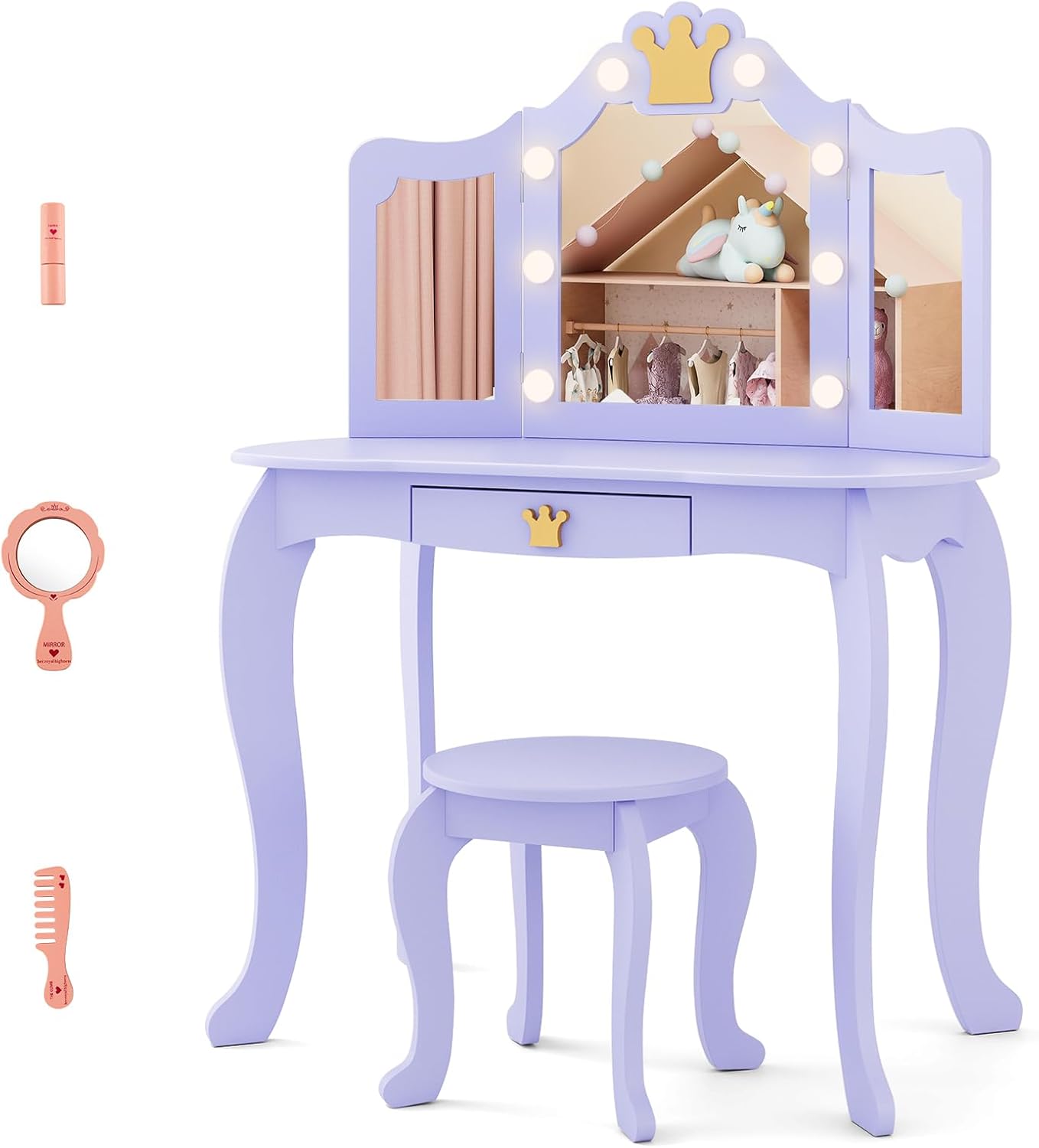 Poupée Magnétique Moses – 31 Vêtements & Accessoires, Jeu D'Habillage Créatif Pour Filles Dès 3 Ans, Multicolore