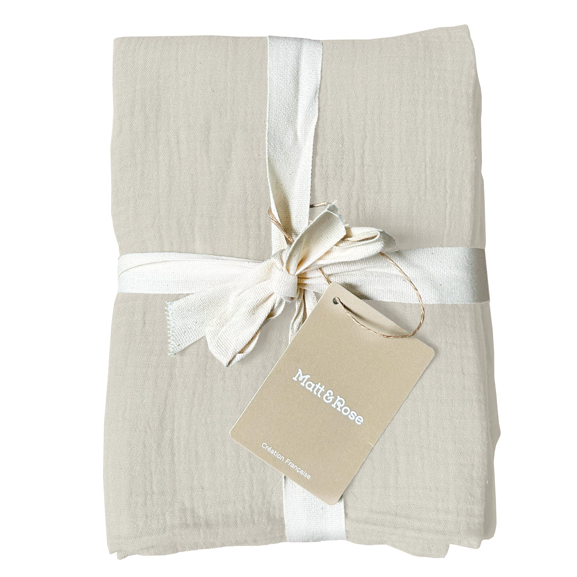 Set de 2 taies d'oreiller unies en coton, GAZE DE COTON - 3