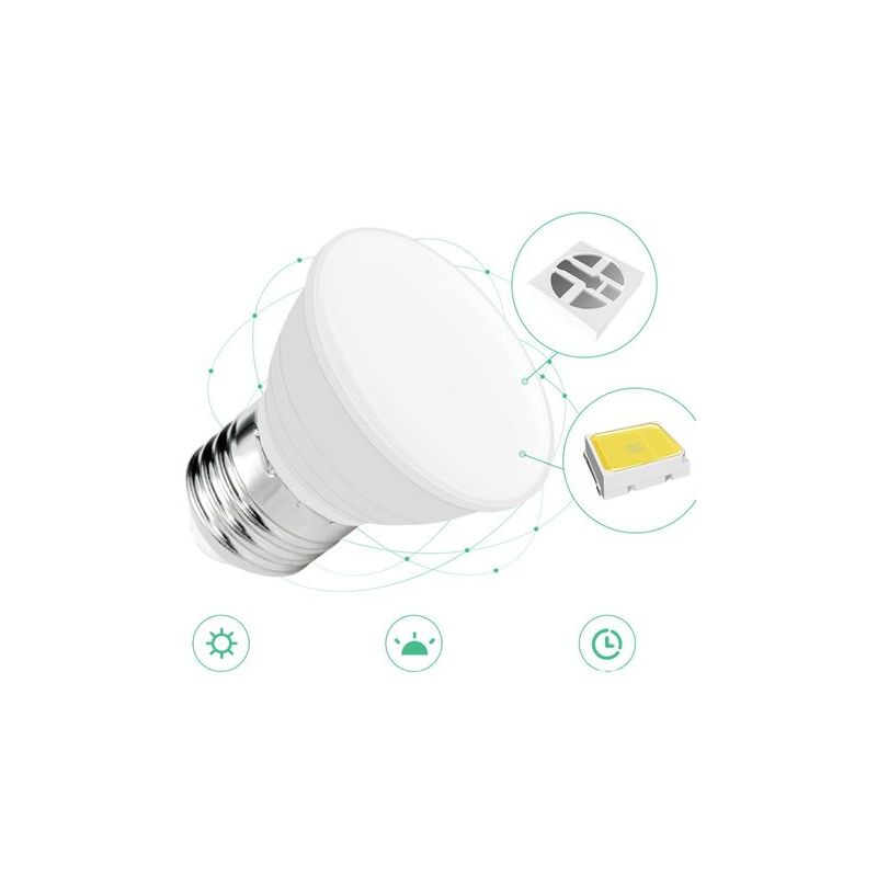 Ampoule LED E14 3W RVB + ampoule de projecteur à changement de couleur blanc froid avec télécommande - 4