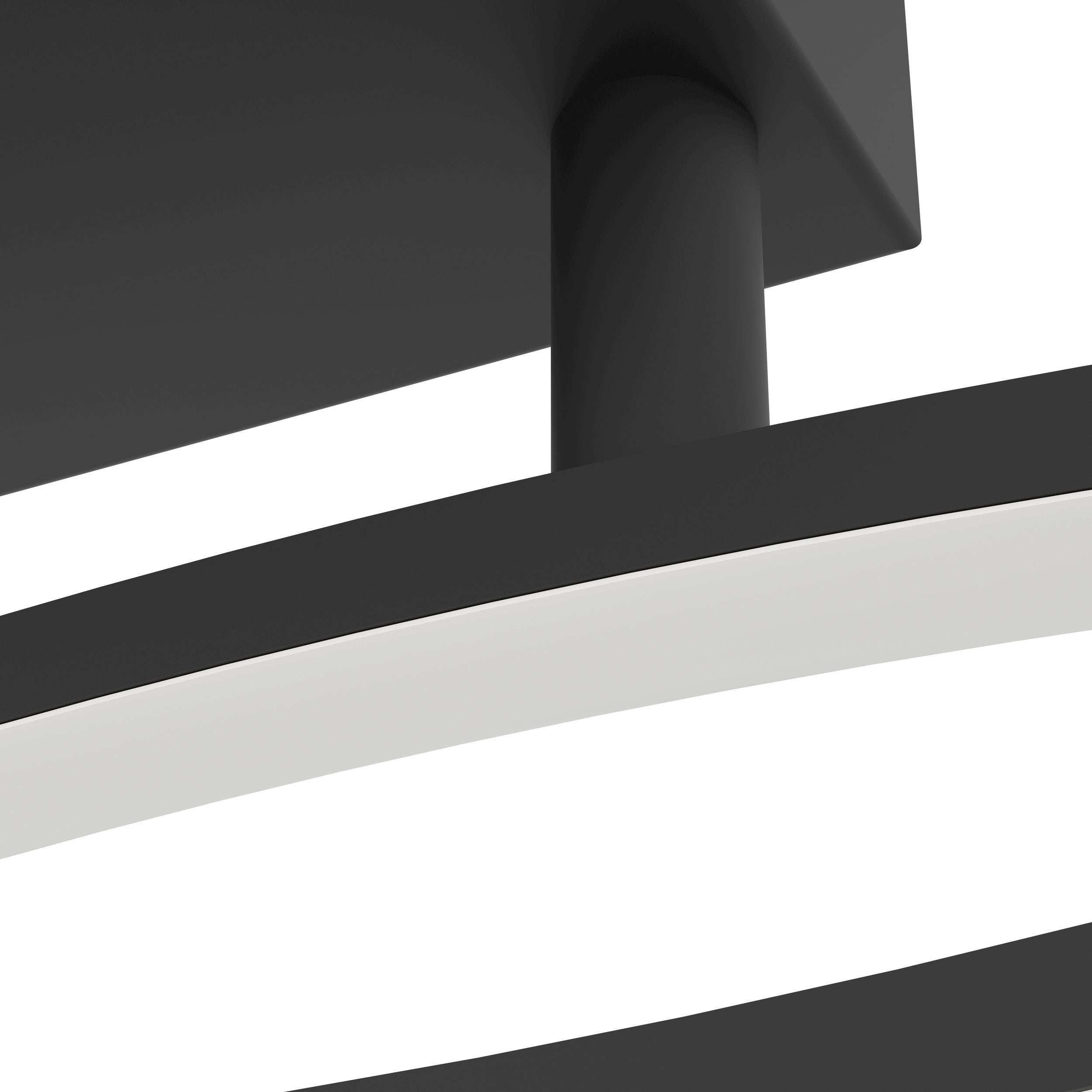 EGLO lámpara de techo Grisolia negro de metal y plástico LED 12W, 4000K, 84,9 x 6 x 15 cm - 5