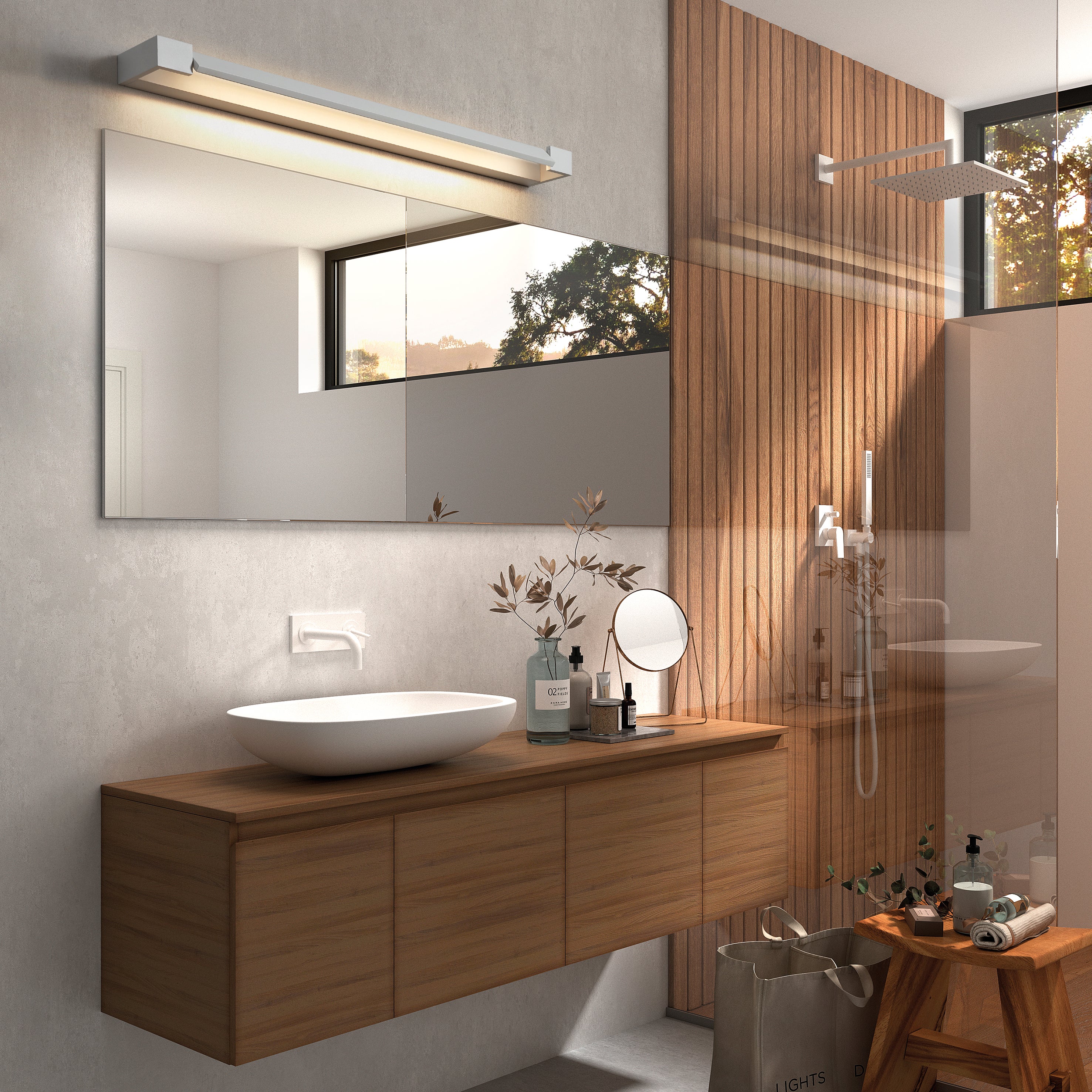 Applique Salle de bain tilt TILT LED SMD 18W 2165lm(1210lm) CRI80 4000K Blanc - 2