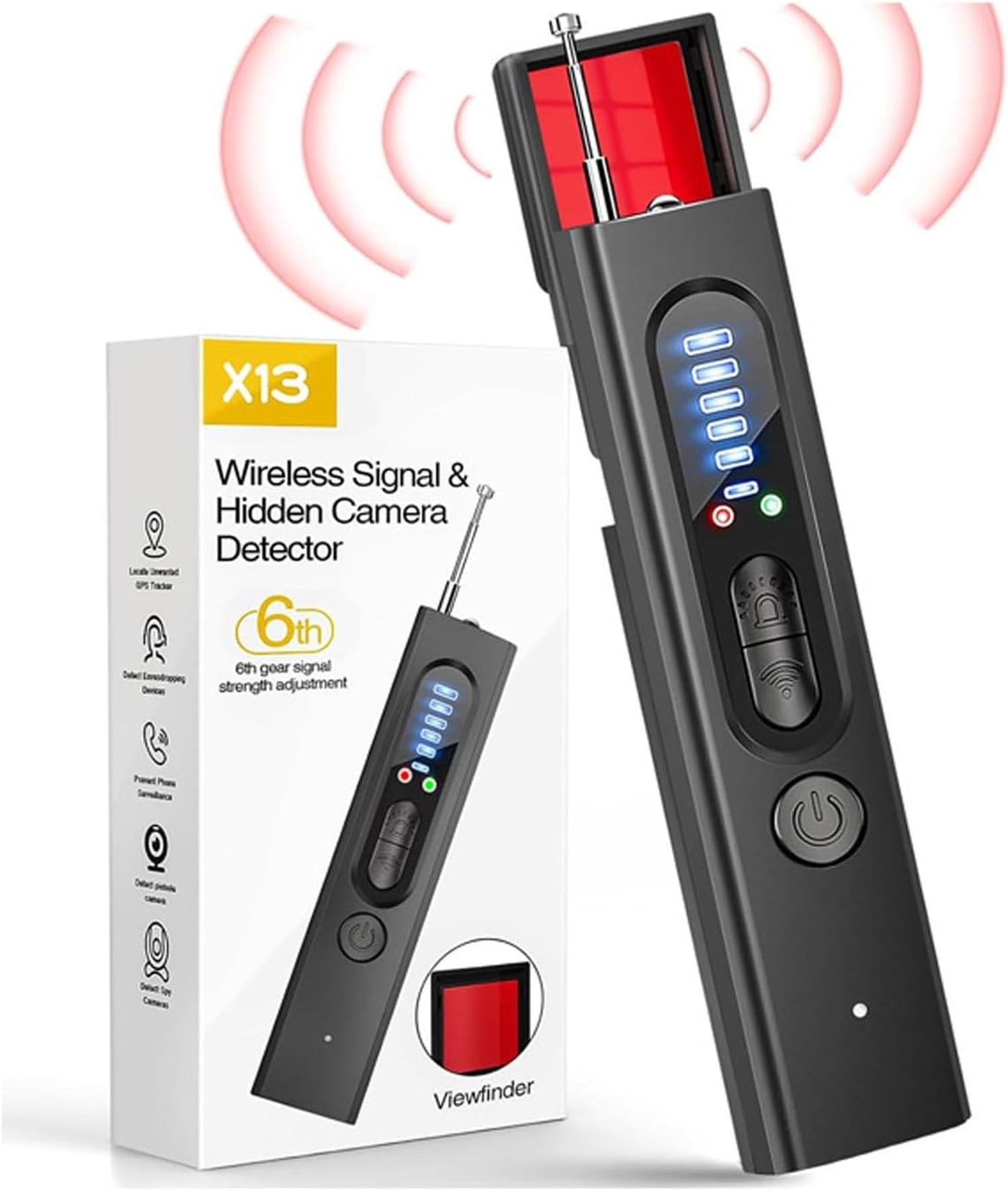 Détecteur De Caméras Cachées K18 4 En 1 - Anti Spy GPS RF Magnétique Pour Sécurité Privée