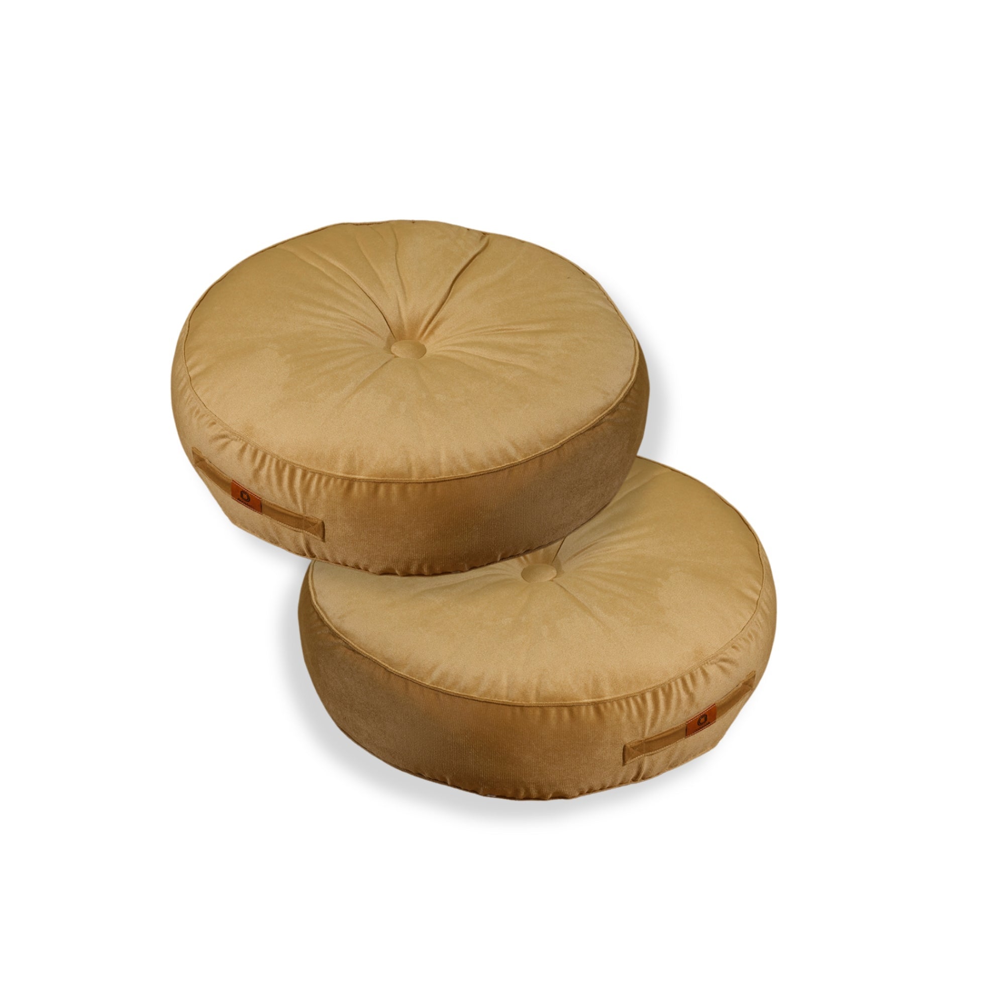 Lot De 2 Coussins Décoratifs UDALA Velours 40 X 40 Cm Bleu Paon Unicolore 88357507