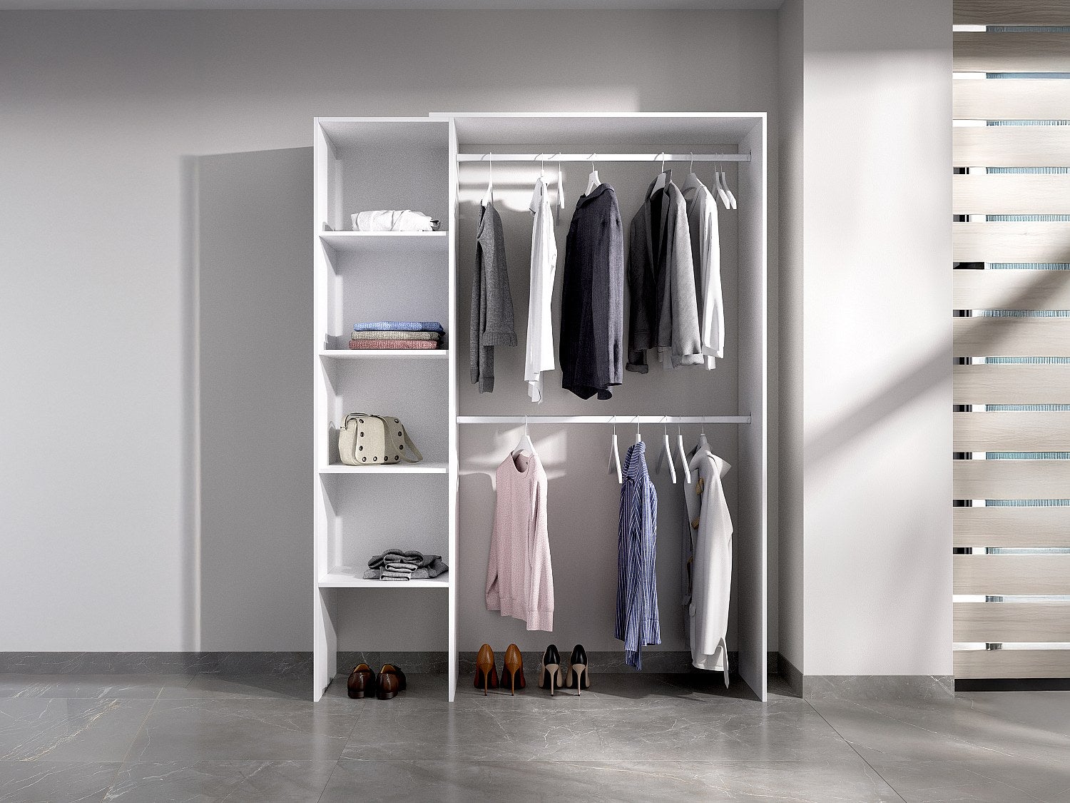 Dressing 140-110cm Blanc 187 A X 140 AN X 40 P - 6