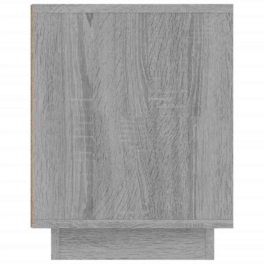 Meuble TV sonoma gris 102x35x45 bois d'ingénierie - 8