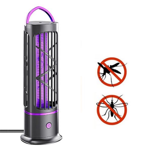 Wtykowa elektryczna lampa owadobójcza - zabójca komarów w pomieszczeniach i na zewnątrz - technologia szoku elektrycznego - możliwość zawieszenia