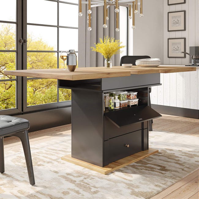 Tavolo Pieghevole Allungabile 110-140cm - Cucina Soggiorno - Foto 9