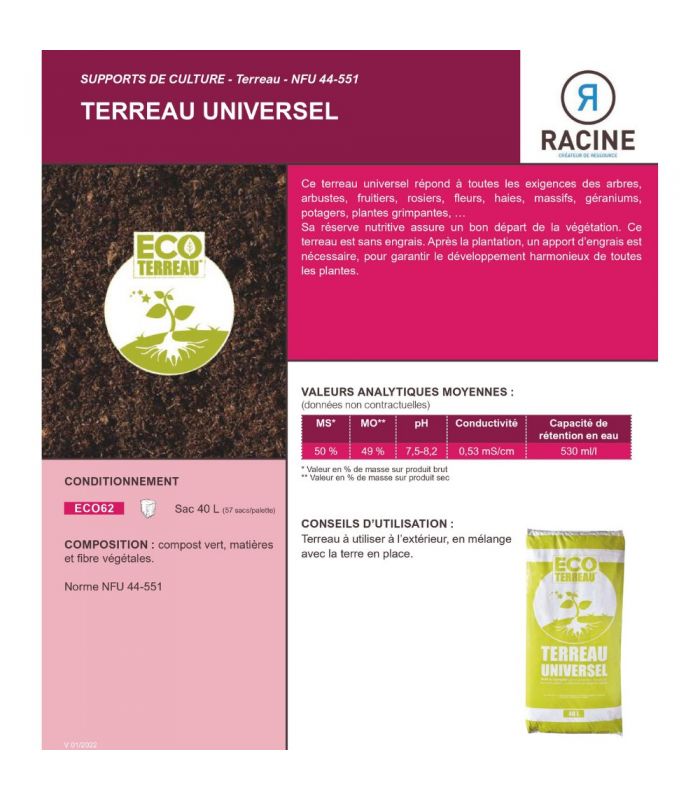 Terreau économique universel 100% naturel 30 sacs de 40 litres pour fleurs arbustes - 4