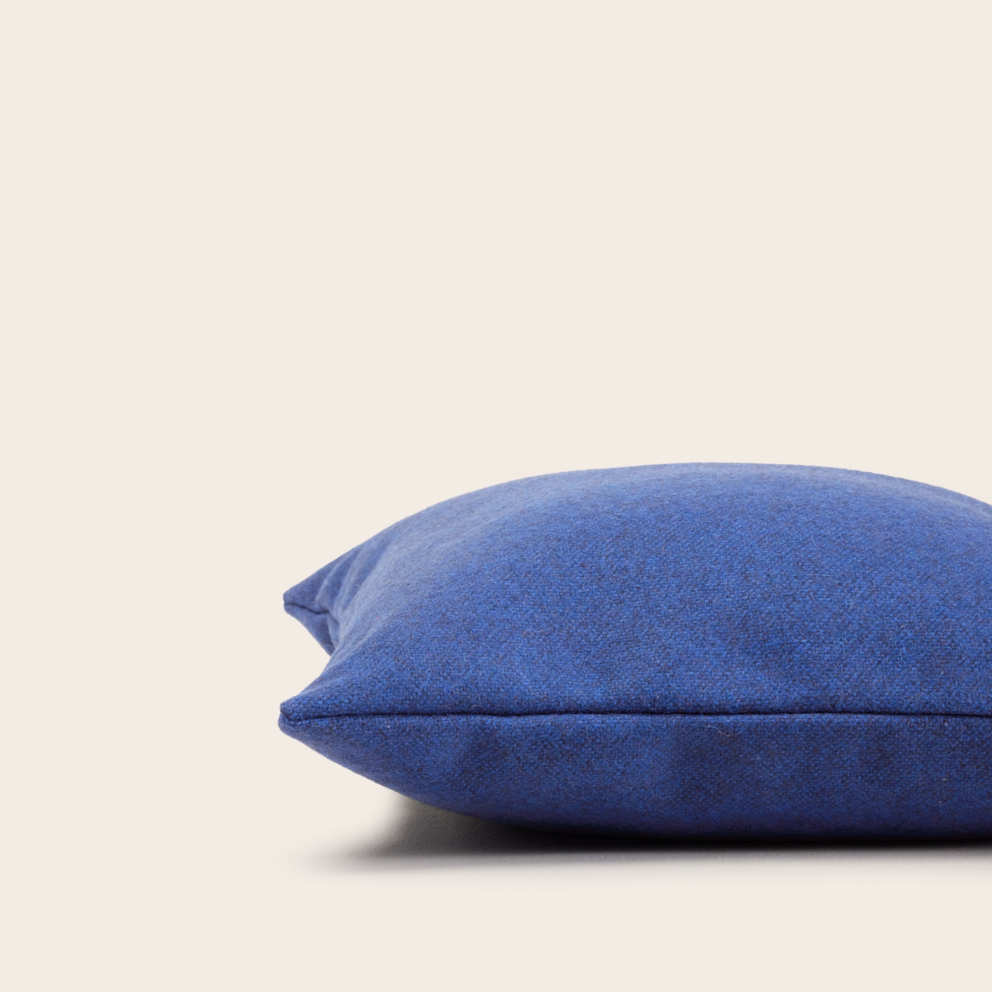 Housse De Coussin en 100% laine MARCELO Bleu 50x50 cm - 3