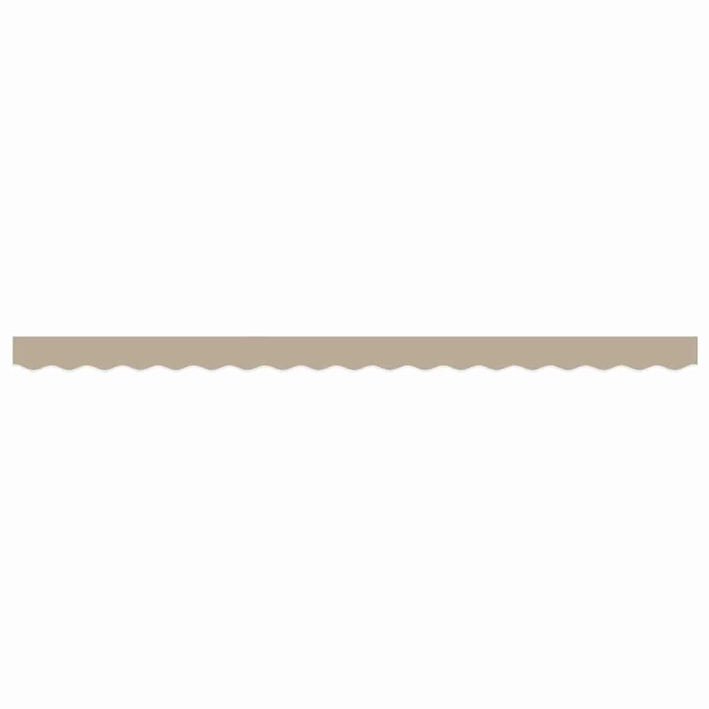 vidaXL Sostituzione della mantovana per tenda Beige 380 x 20 cm - 4
