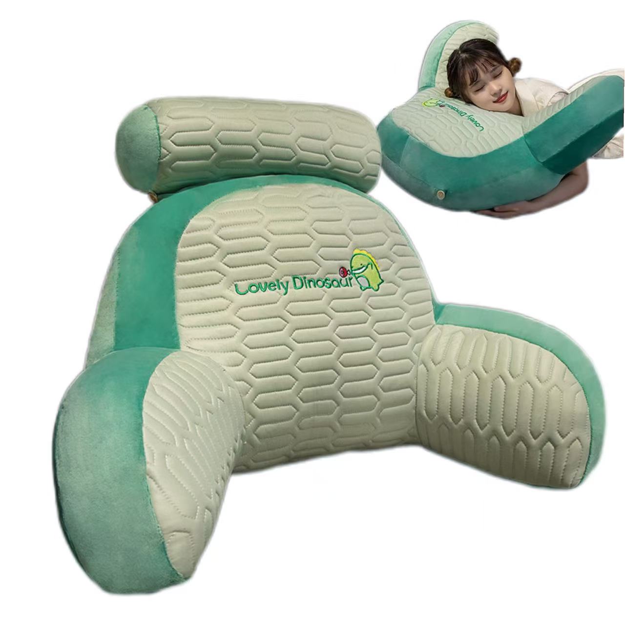 Cuscino Da Lettura Per Letto, Comodo Cuscino Da Lettura Per Letto Cuscino Di Supporto Lombare Con Bracciolo Emulsione 95245136