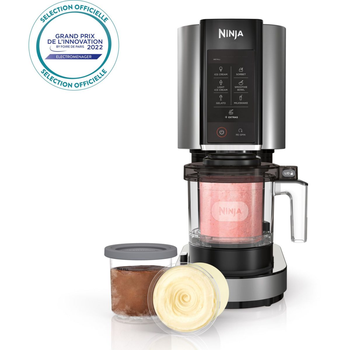 Maszyna do lodów Ninja NC300EU 800 W 1,4 L Czarny / Srebrny szybka