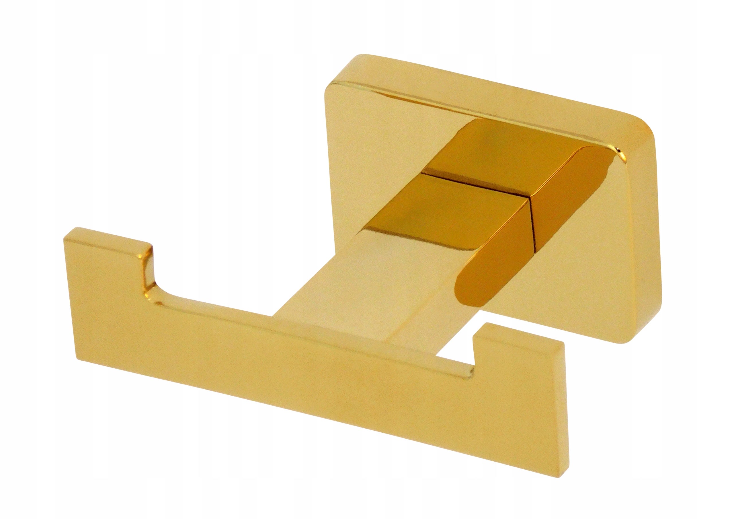 Wieszak na ręcznik Estiva KER Golden podwójny złoty